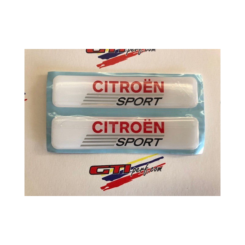Badges Citroën Sport Blanc