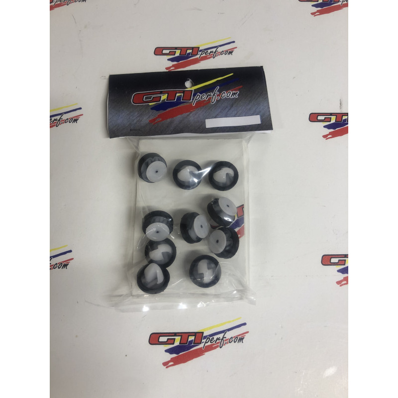 Clips (x10) pour Agrafes de fixation Extensions ailes Saxo