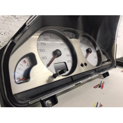 Fond de compteur Alu brossé - 106 S16 & Saxo VTS 1.6 16V - TU5J4