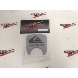 Logo de serrure de hayon Peugeot 106 S2 - Quiksilver Gris
