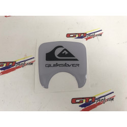 Logo de serrure de hayon Peugeot 106 S2 - Quiksilver Gris