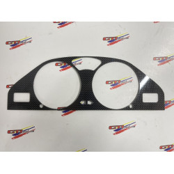 Fond de compteur Carbone - 106 & Saxo 8S - 2 Voyants Rectangles