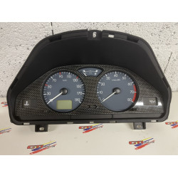 Fond de compteur Carbone - 106 & Saxo 8S - 2 Voyants Rectangles