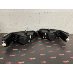 Phares à fond noirs Peugeot 306 H7/H7