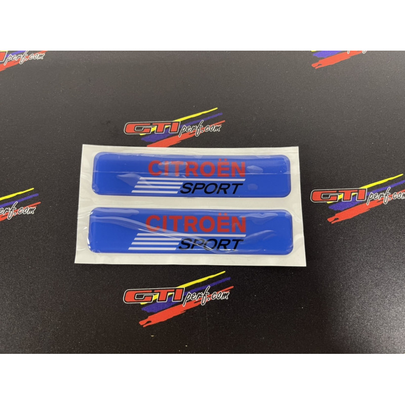 Badges Citroën Sport Bleu